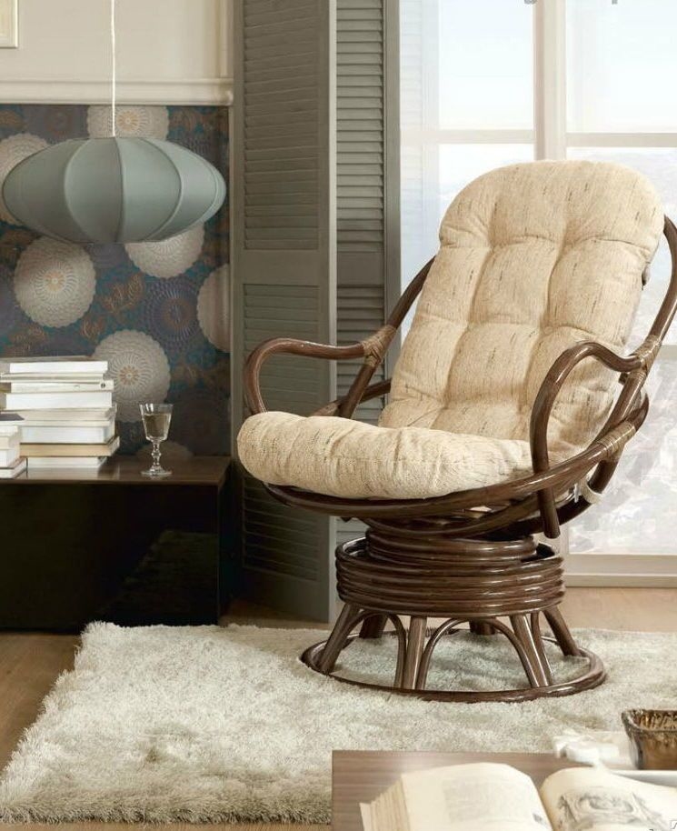 Кресло вращающееся с подушкой "Swivel" Arm Chair